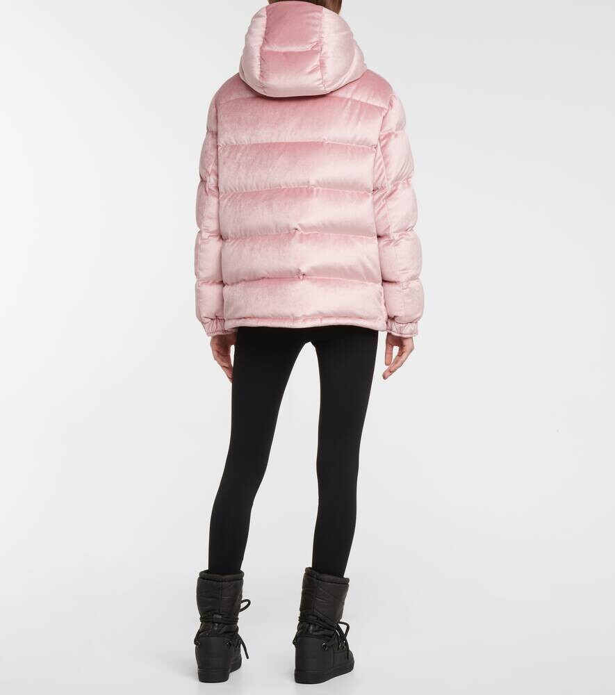 Стеганая бархатная куртка Holostee MONCLER, розовый — фото 3