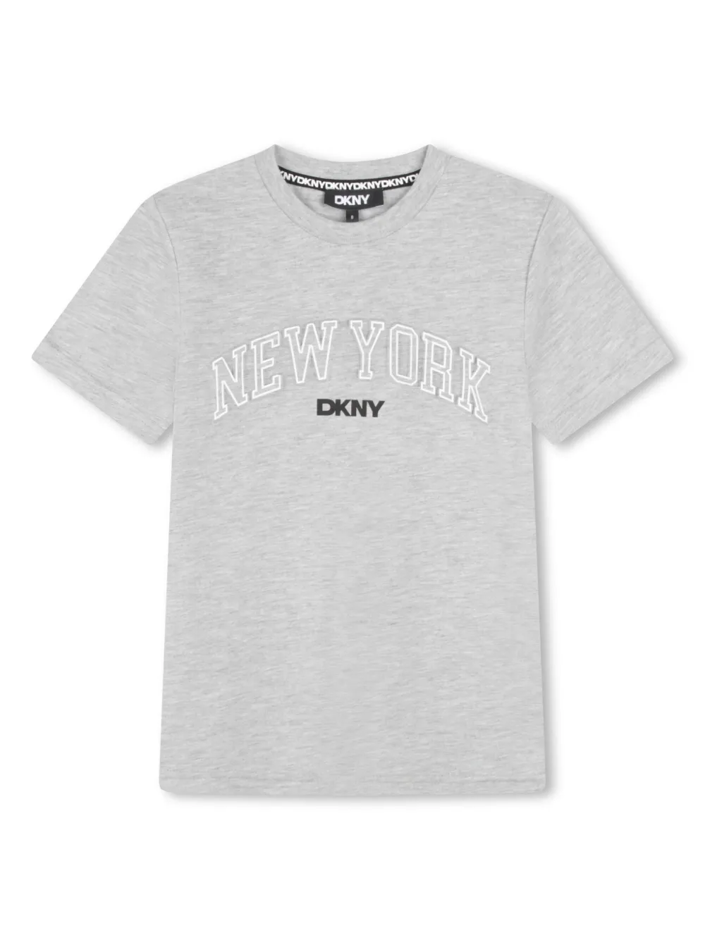 

Футболка из джерси с логотипом Dkny Kids, серый