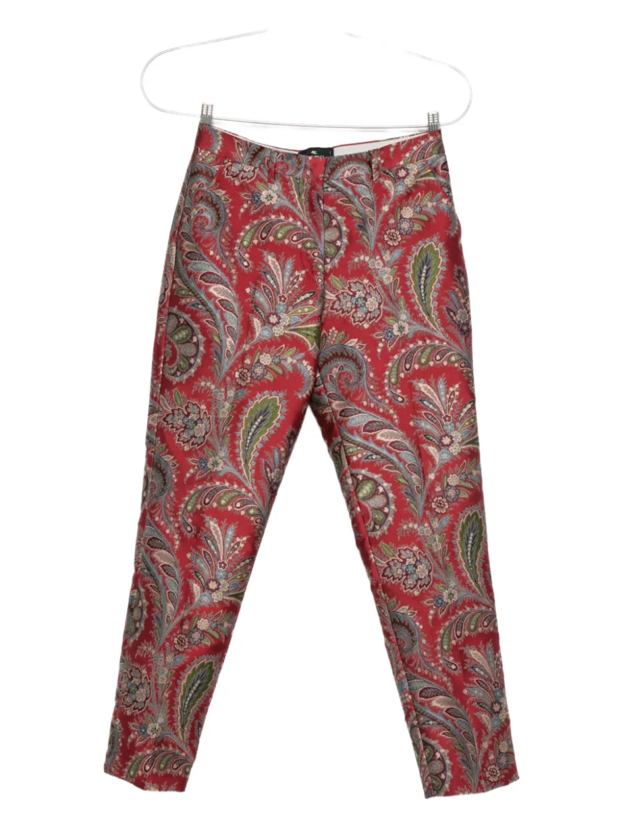 

Брюки с узором пейсли ETRO, красный