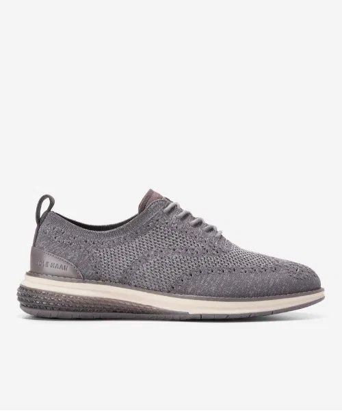 Мужские серые кроссовки OriginalGrand Energy Weave Stitchlite Wing Oxford COLE HAAN серые