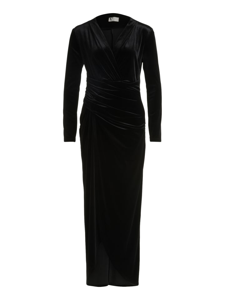 

Vera Mont Вечернее платье с V-образным вырезом, черное