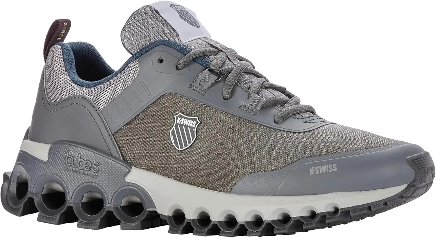 Мужские кроссовки K-Swiss Tubes GripSneaker, Shrkskn Stl Gry Chrc