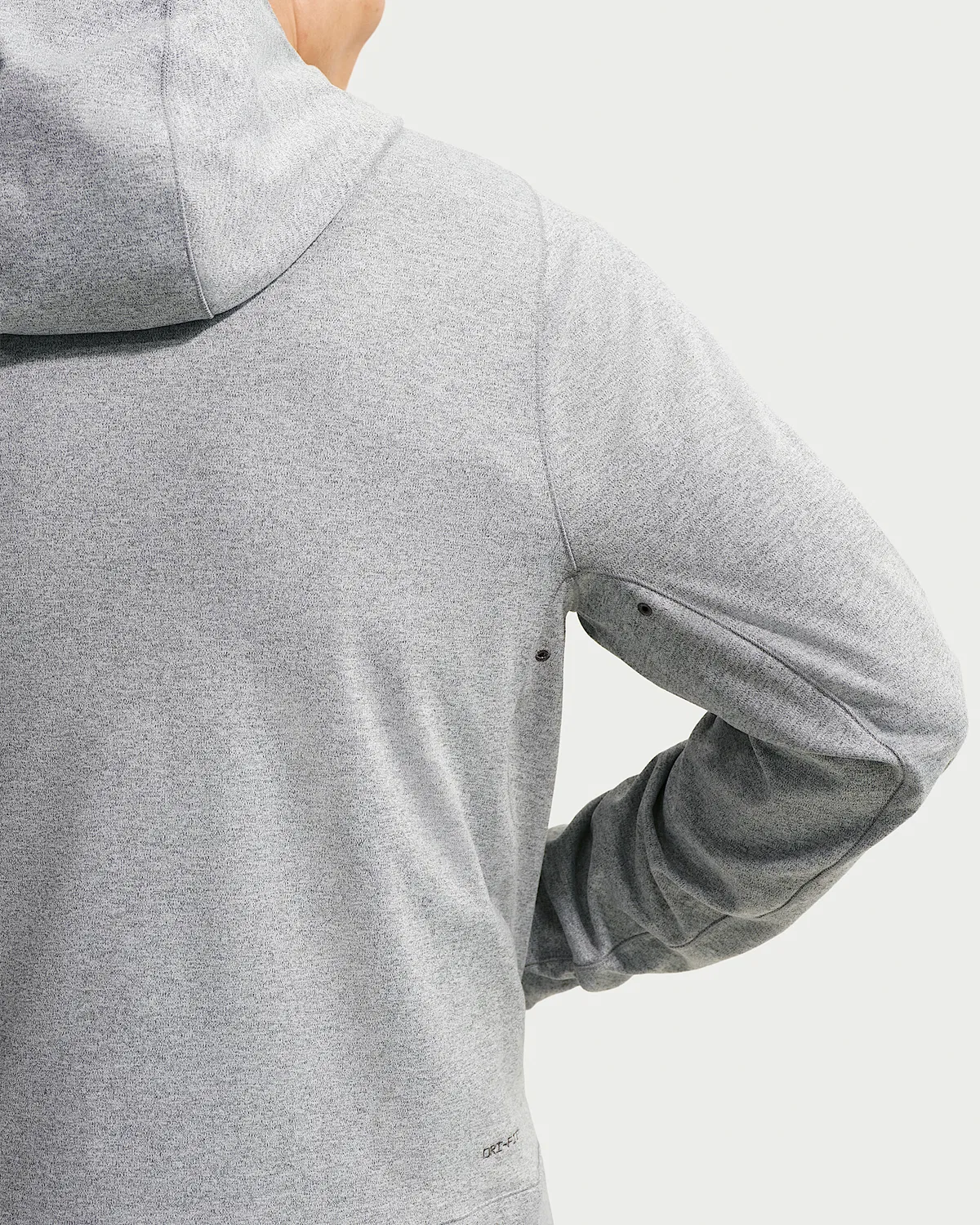Мужская спортивная куртка Nike Primary NanoKnit Dri-FIT с защитой от ультрафиолета, Smoke Grey/Heather/Smoke Grey — фото 2