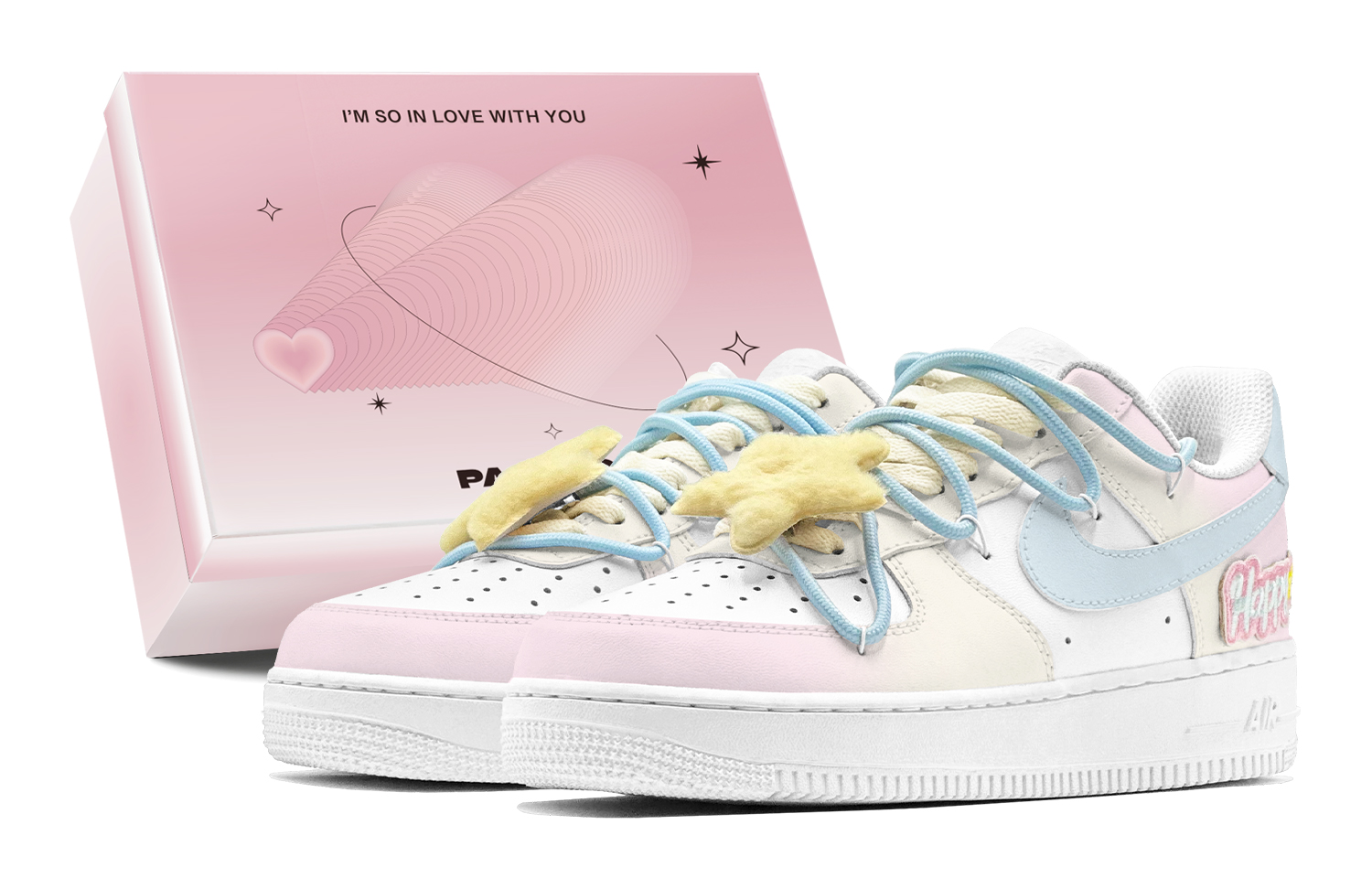 

Детские кроссовки для скейтбординга Air Force 1 LE Low Top для подростков Nike, розовый