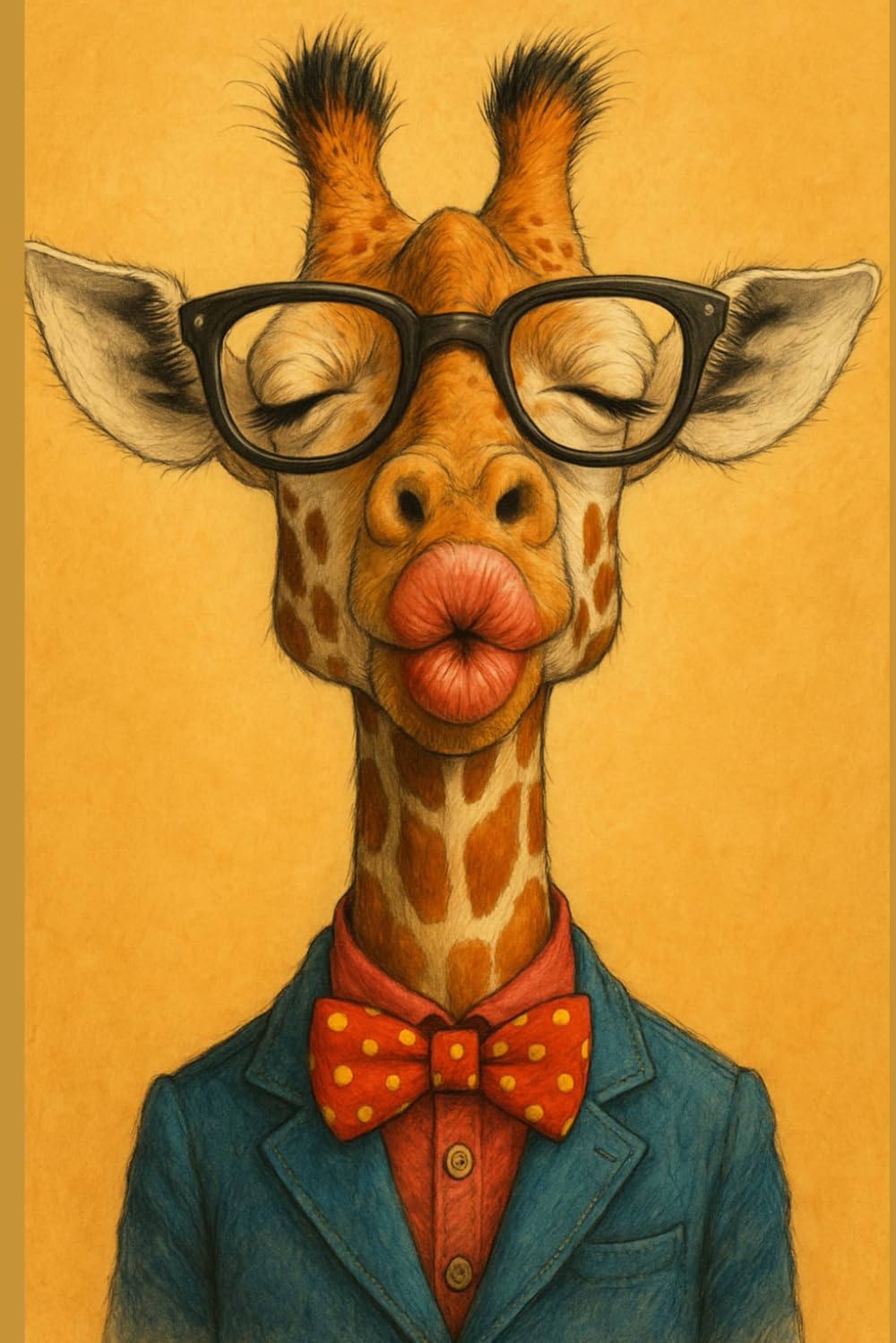 

Silly Giraffe Journal: A Fun Lined Notebook with Quirky Giraffe Outlines on Every Page (120 Pages) (Independently published)