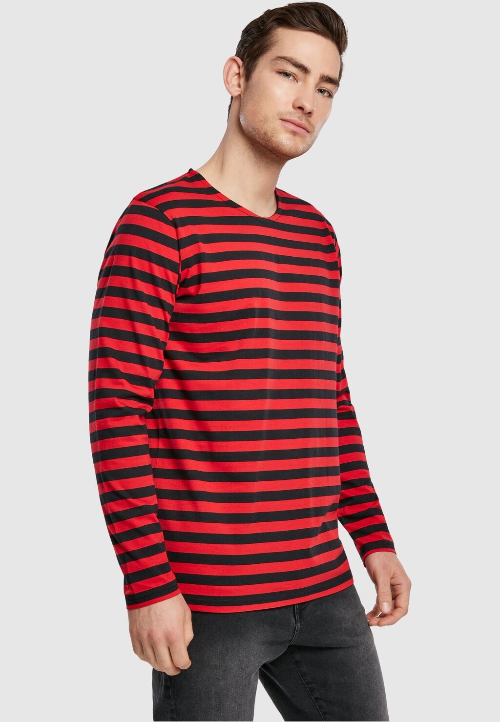 

Топ с длинным рукавом Stripe Ls Urban Classics, красный