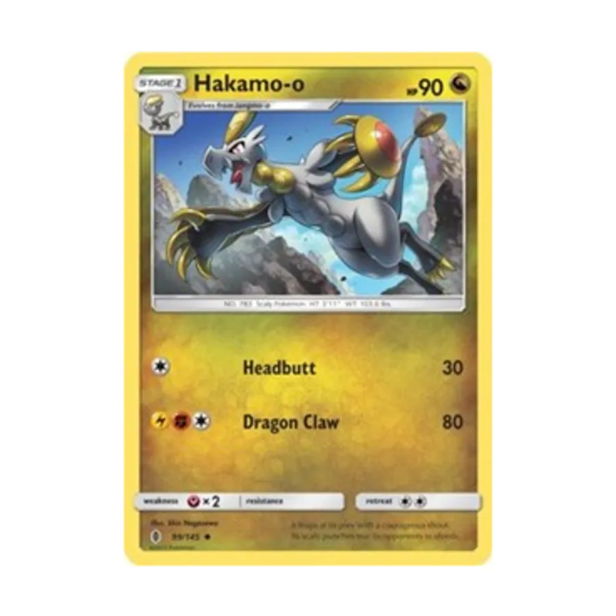 

CCG Хакамо-о (Ю) #99, Pokemon - Sun & Moon - Guardians Rising - Singles