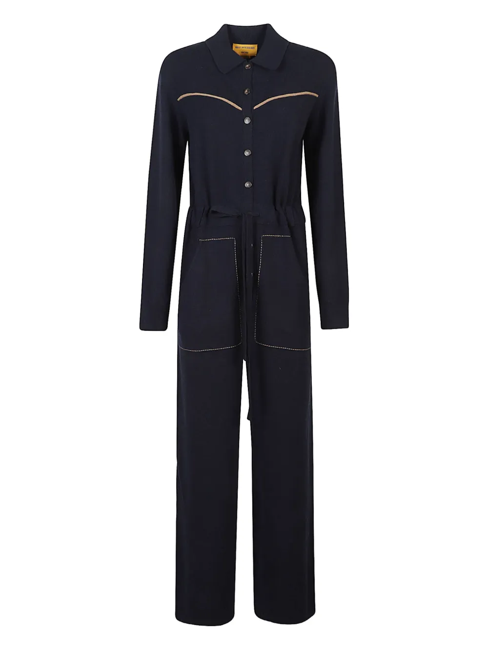 

Кашемировый комбинезон Guest In Residence, синий