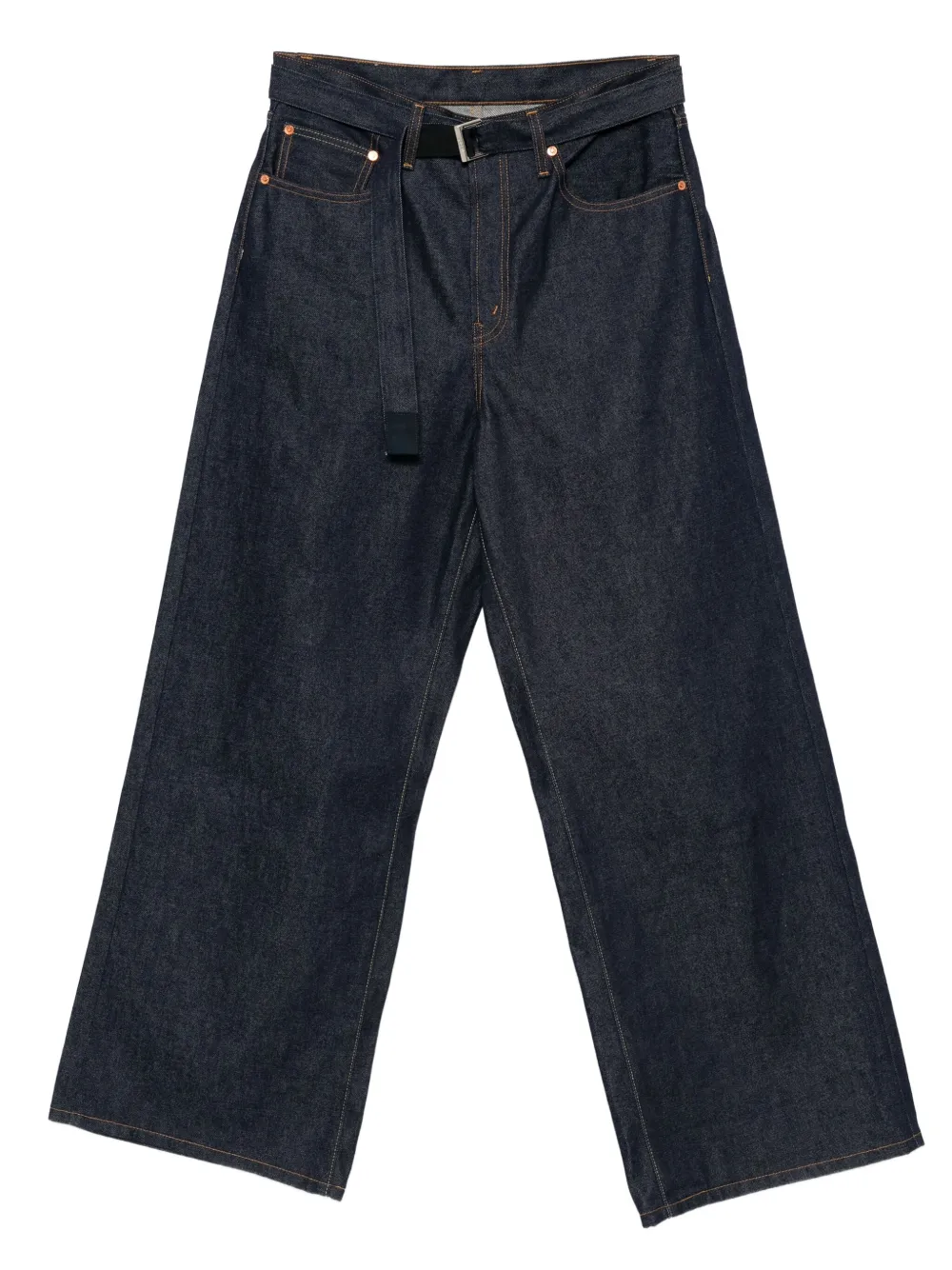 

Джинсы с широкими штанинами SACAI, синий