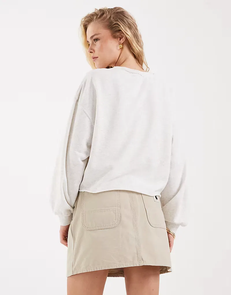 Толстовка Nike Chill из французского махрового трикотажа, серый — фото 3
