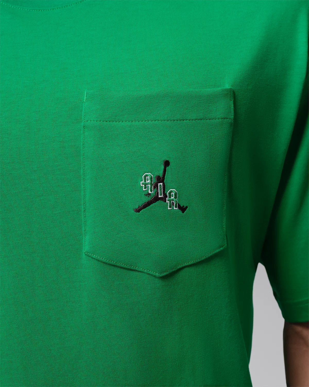 Мужская футболка Jordan, Lucky Green/Black — фото 4