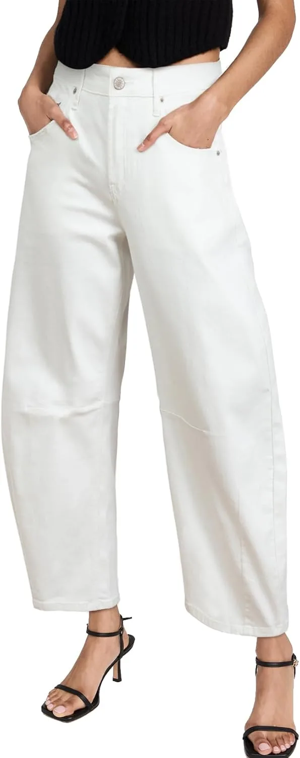 

Sidefeel женские бочкообразные джинсы широкие штанины винтаж средняя посадка