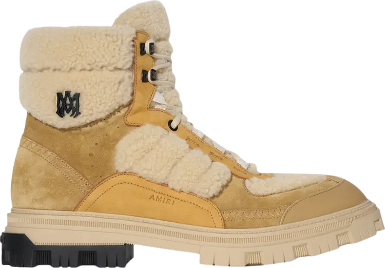 

Кроссовки Amiri Shearling Workman Boot 'Tan', загар