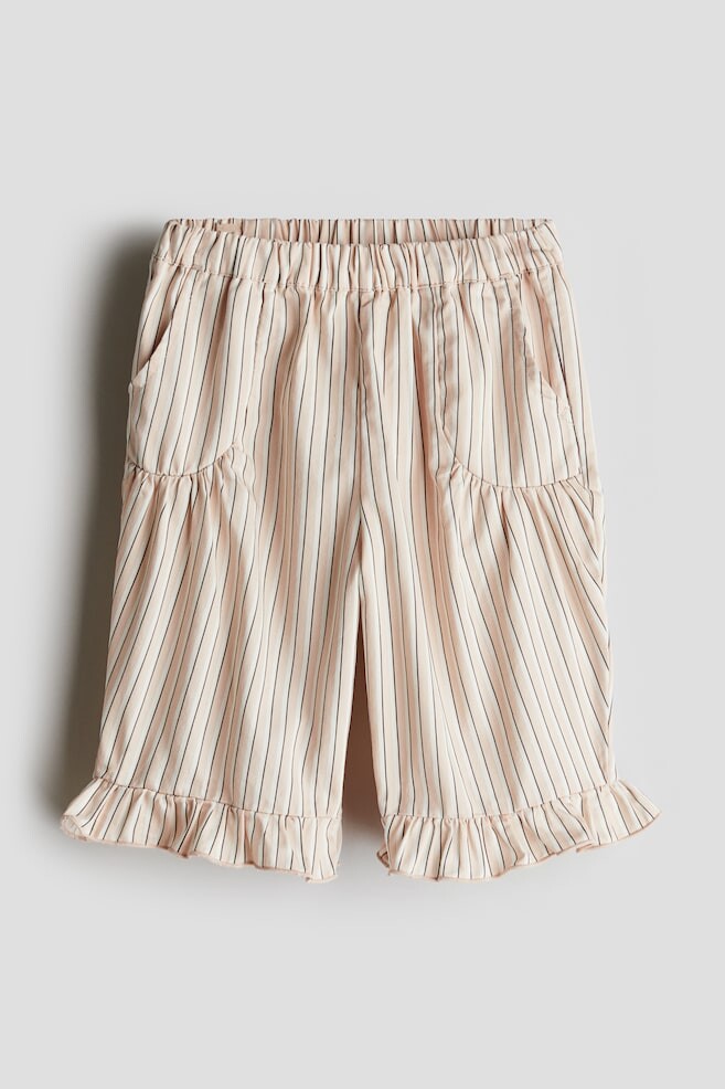 

Брюки из хлопкового поплина с воланами H&M, мультиколор