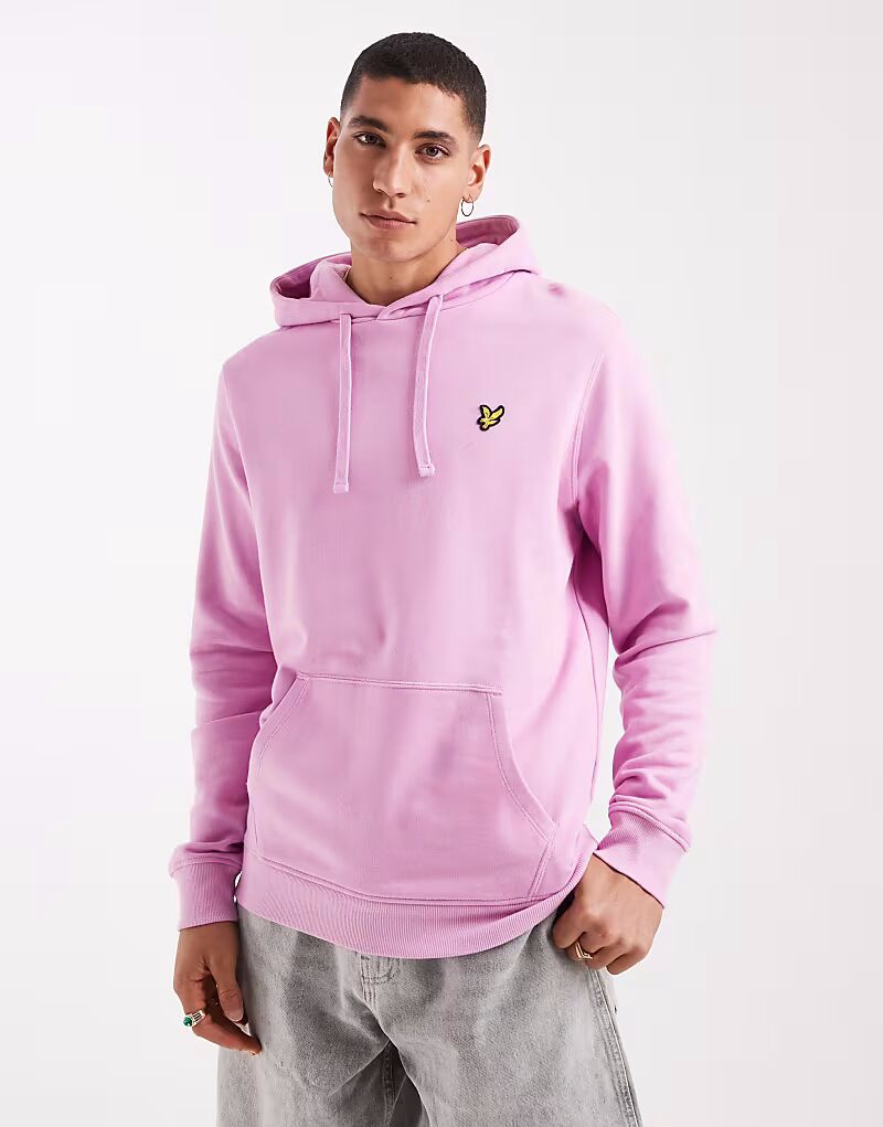 

Толстовка Lyle & Scott со средними слоями в цвете x801 ярко-розовый