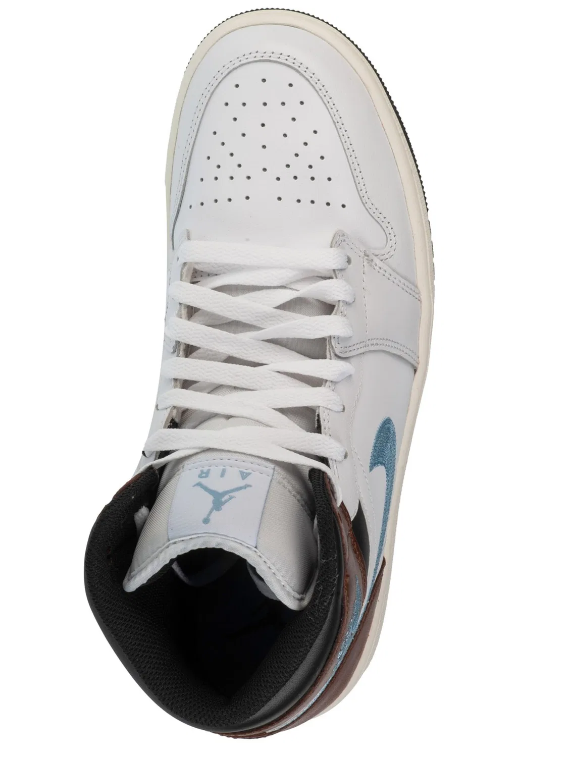 Кроссовки 'Air Jordan 1 Mid' Jordan, White — фото 4