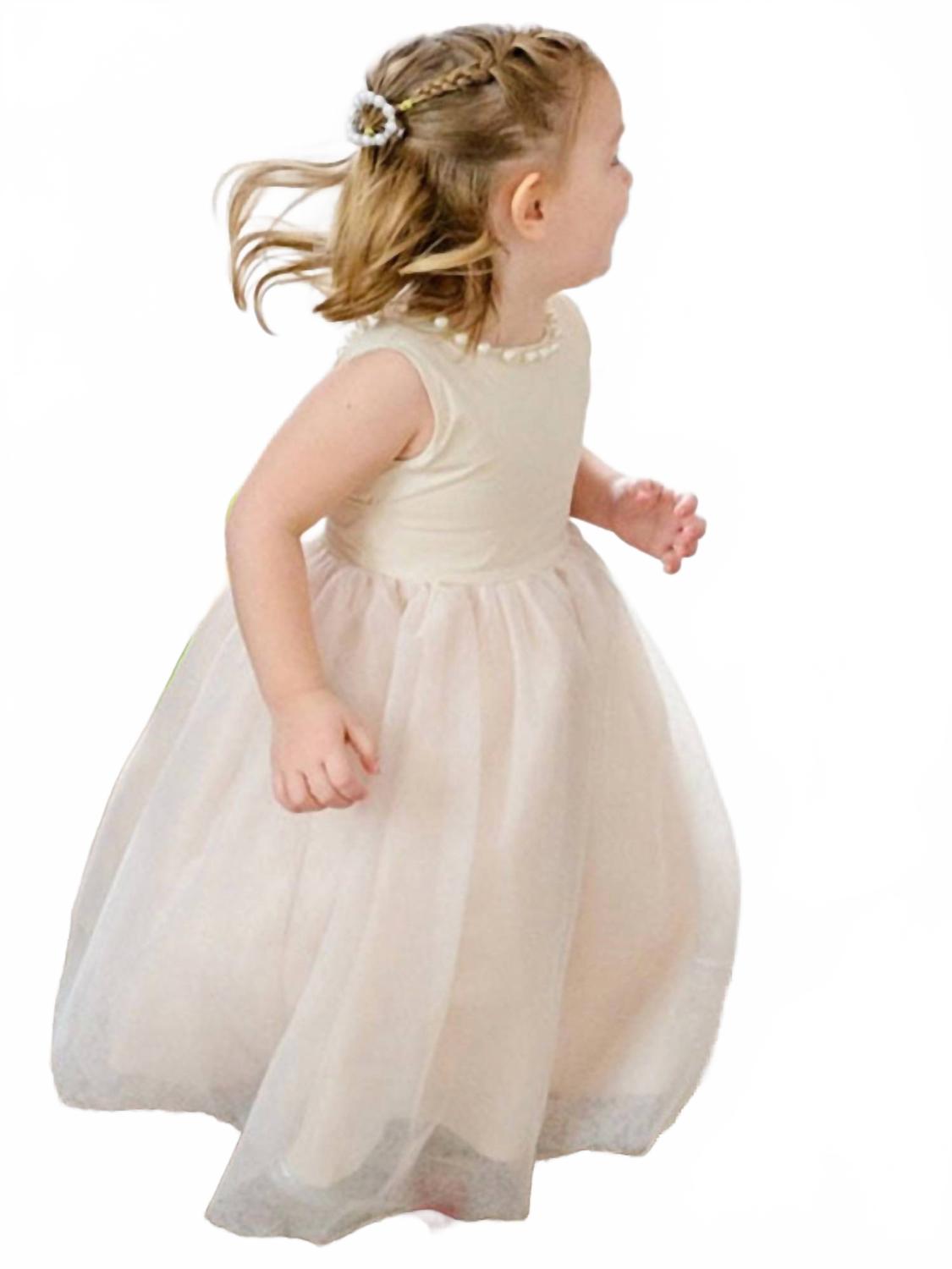 

Жемчужное вечернее платье в винтажном цвете слоновой кости Only Little Once