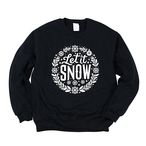 

Свитер Let it snow с венком Simply Sage Market, Midnight