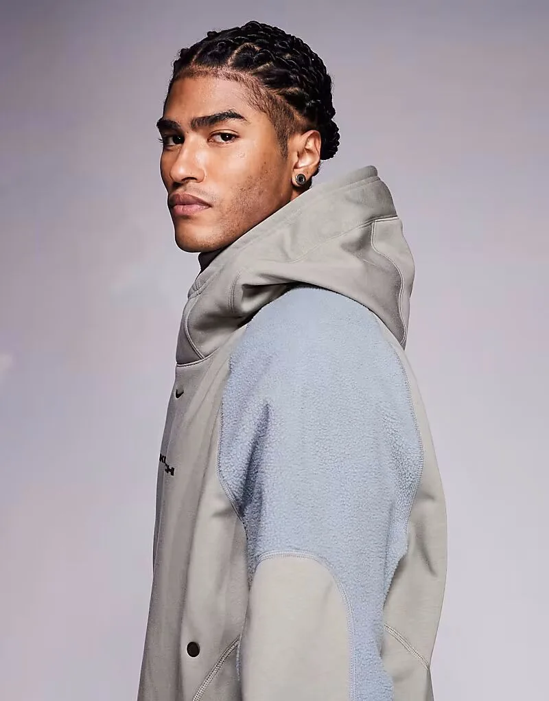 Толстовка Nike Tech Boreas оверсайз серого цвета — фото 4