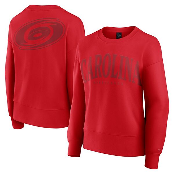 

Женский красный свитшот carolina hurricanes elements flow Fanatics