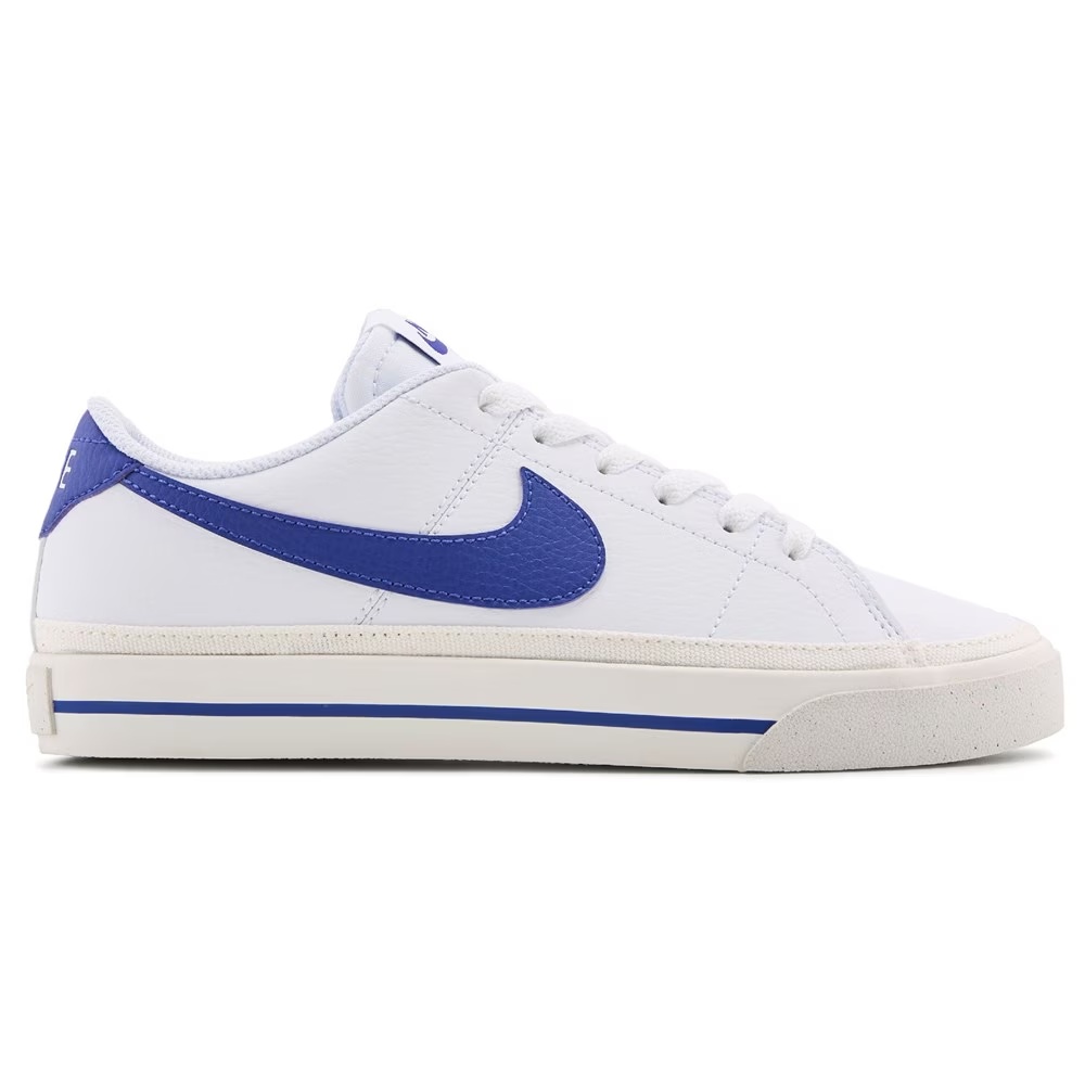 Кожаные кроссовки Court Legacy от Nike, white/blue — фото 2