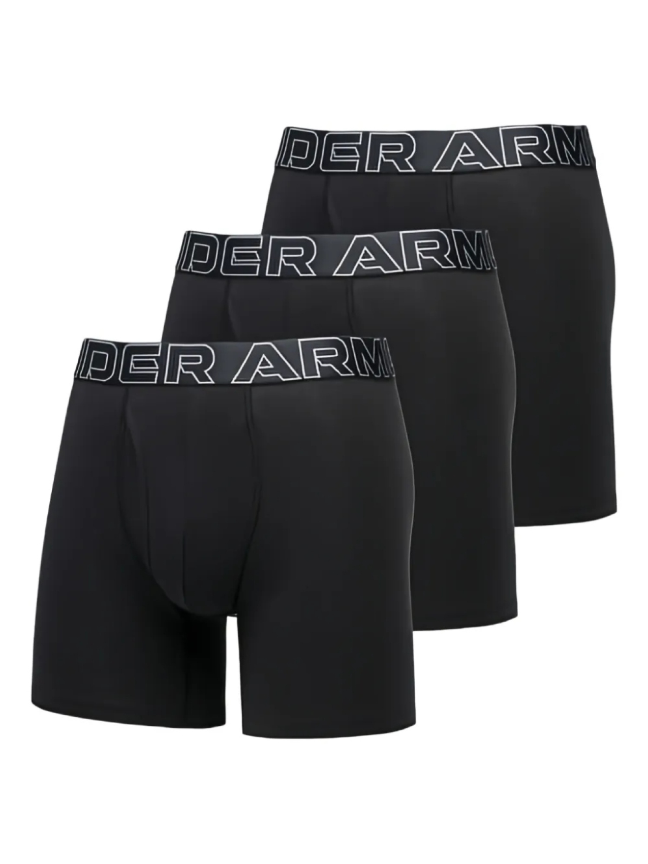 

Under Armour комплект из трех боксеров с логотипом, черный