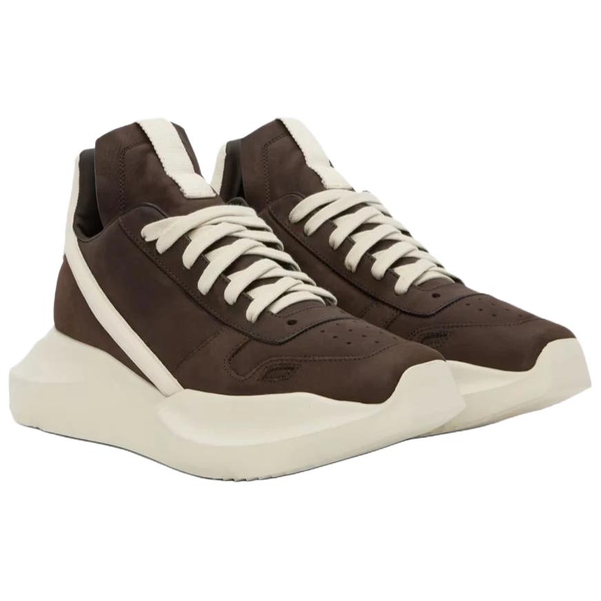 Женские повседневные кроссовки RO Low Top в цвете Dark Coffee RICK OWENS, Dark Coffee — фото 4