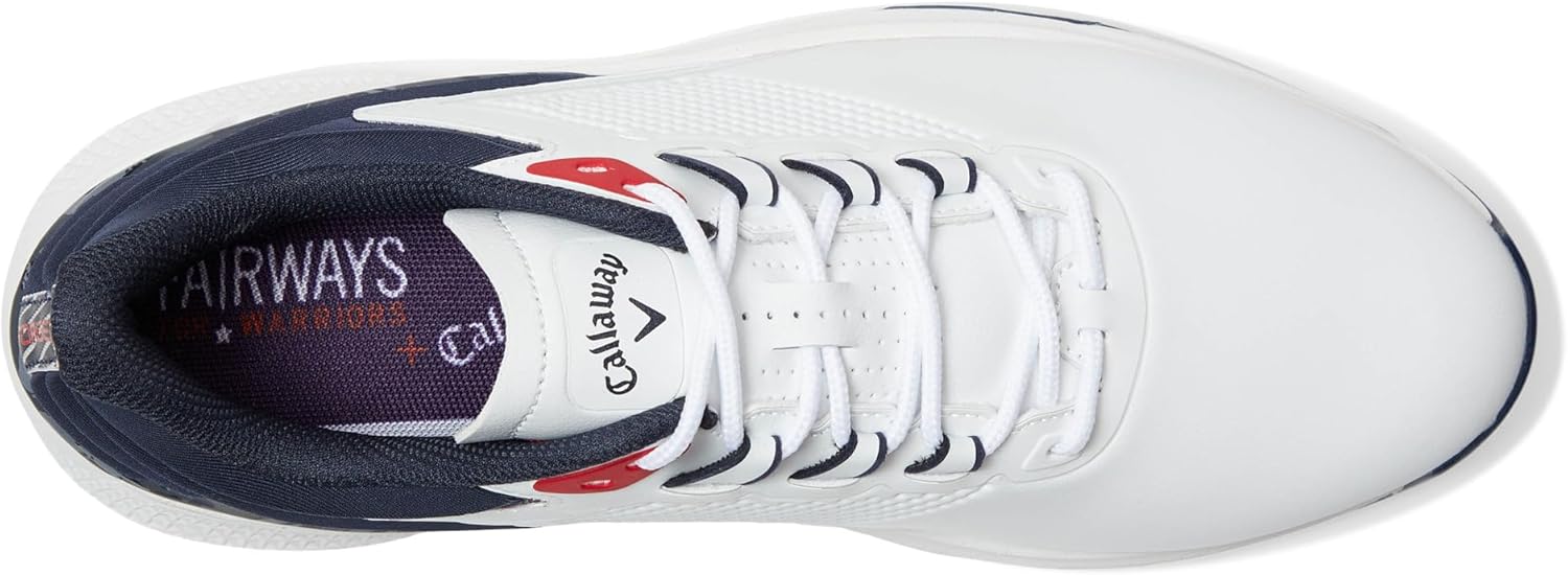 Мужские кроссовки Callaway Coronado V4, белый/красный/синий — фото 2