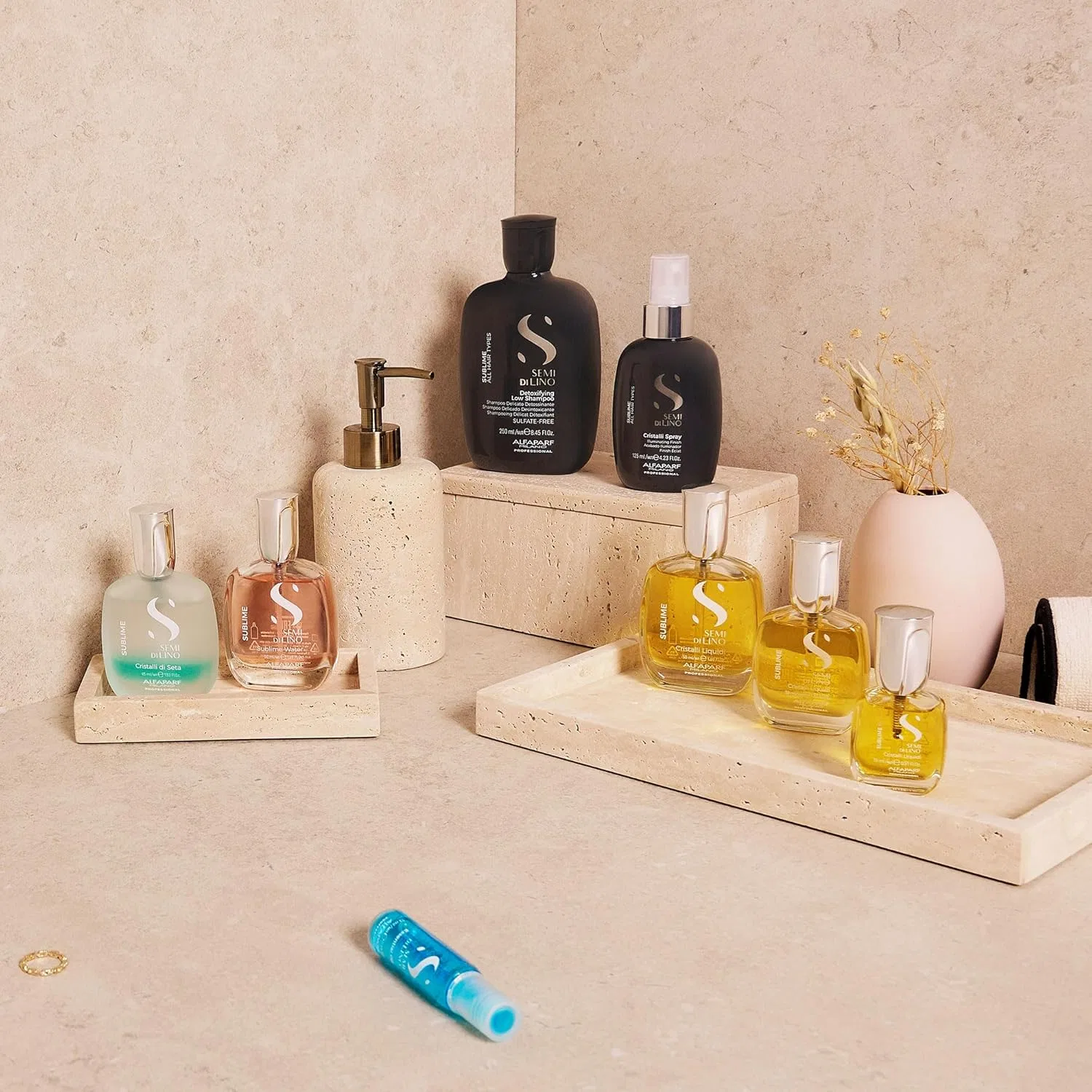 Низкопенный детокс-шампунь «Semi Di Lino Sublime Detoxifying Low Shampoo» от Alfaparf Milano Alfaparf Milano — фото 4