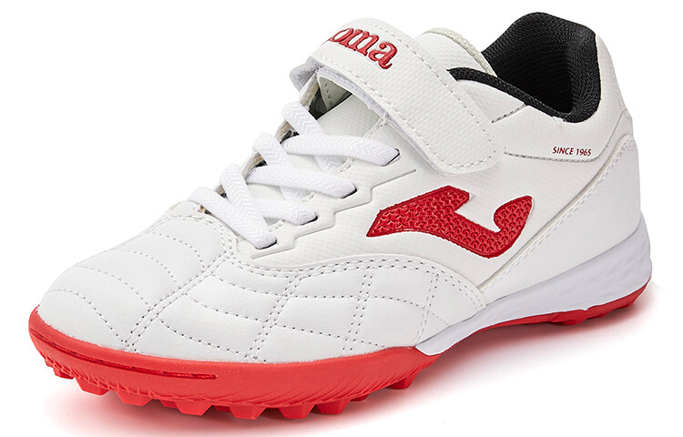 Детские футбольные бутсы Kids Low-top белые/красные Joma, белый — фото 3