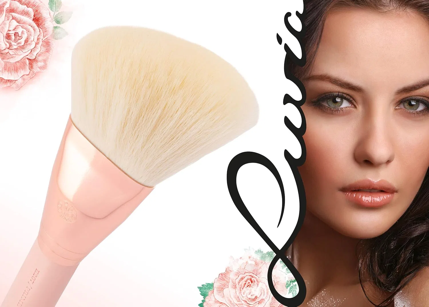Кисть для румян «Essentials Prime Blush Brush XL E207» от Luvia Luvia Cosmetics, Nude/Rose Gold — фото 4