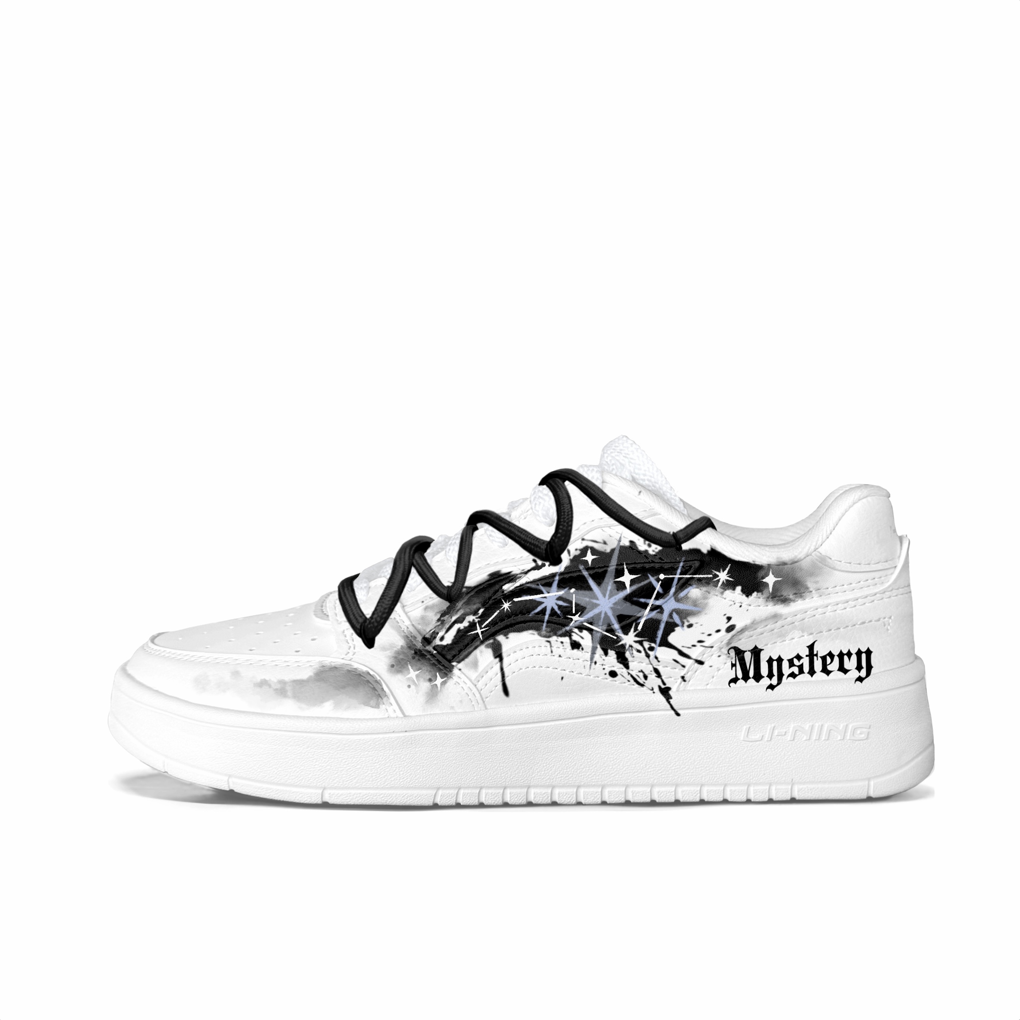 

Acer Truncatum устойчивые к истиранию нескользящие низкие кроссовки для скейтбординга мужские white LINING, черный