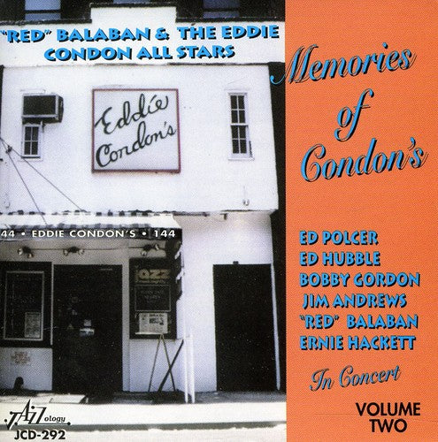 

CD диск Balaban, Leonard Red: Memories Of Condon's - In Concert, Vol. 2