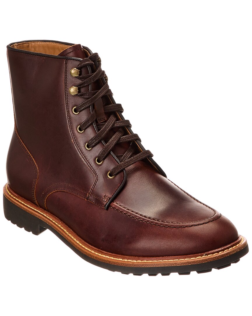 

Кожаные ботинки Warfield & Grand Apron Toe, коричневый