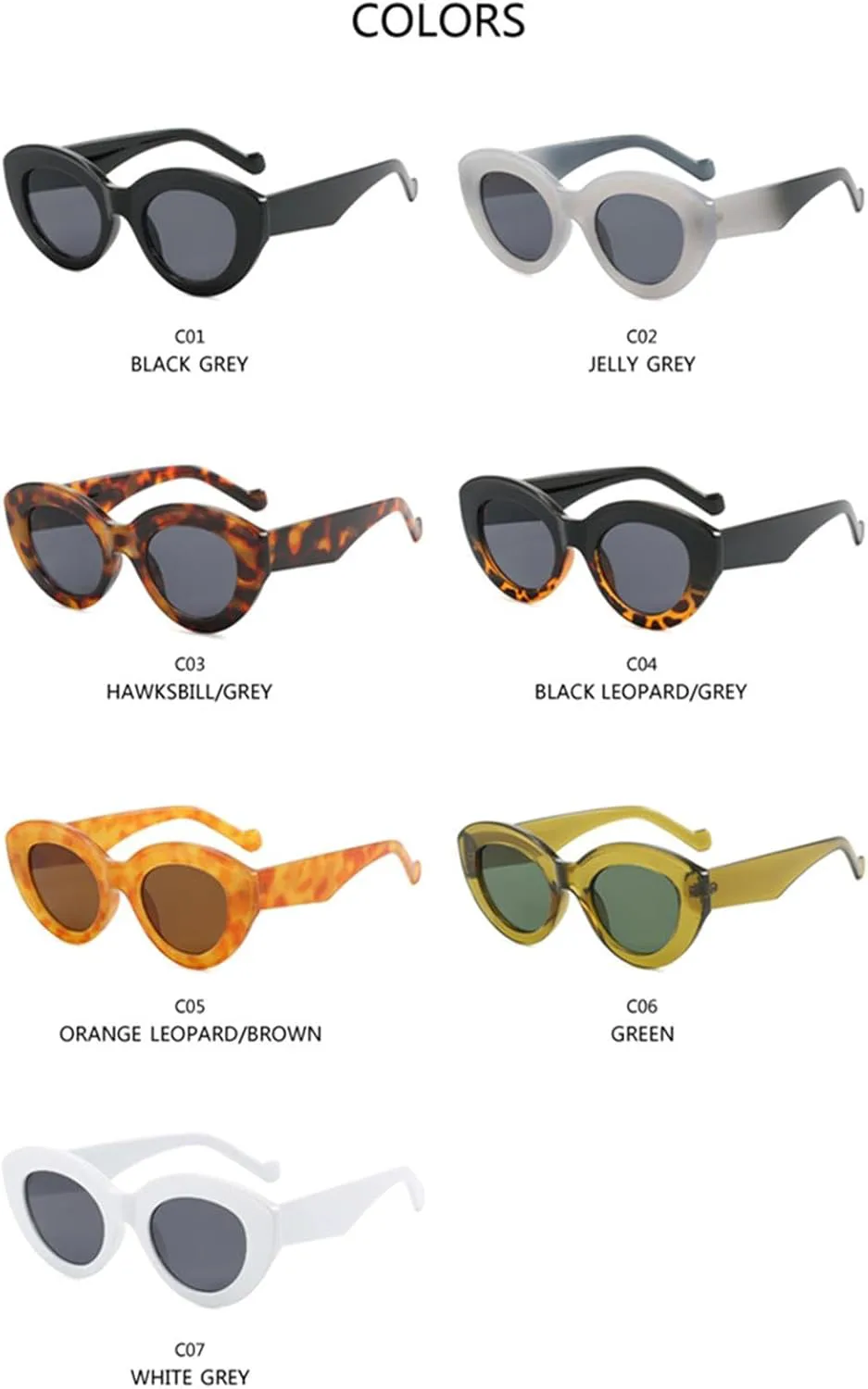 

Женские солнцезащитные очки с градиентным покрытием в винтажном стиле для активного отдыха, модная оправа, защита от УФ-излучения UV400 MWTSYSQ, Black Grey