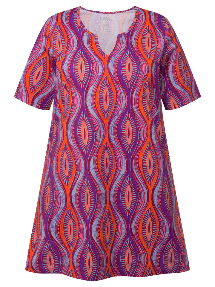

Футболка Ulla Popken Longshirt, цвет helles orange