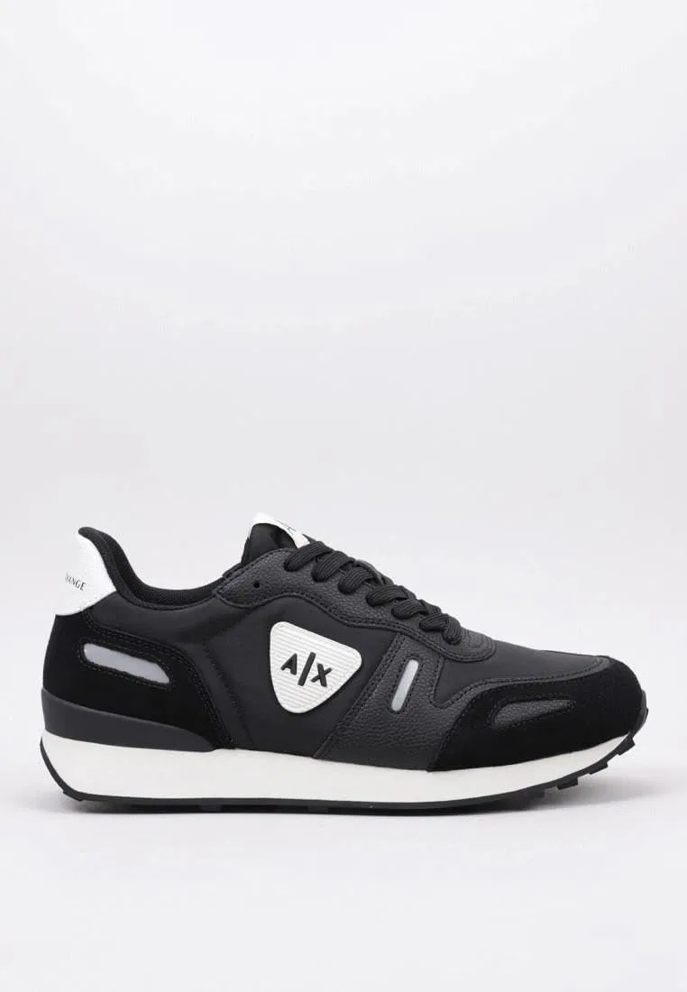 Мужские низкие кроссовки Armani Exchange XUX149 Black — фото 2