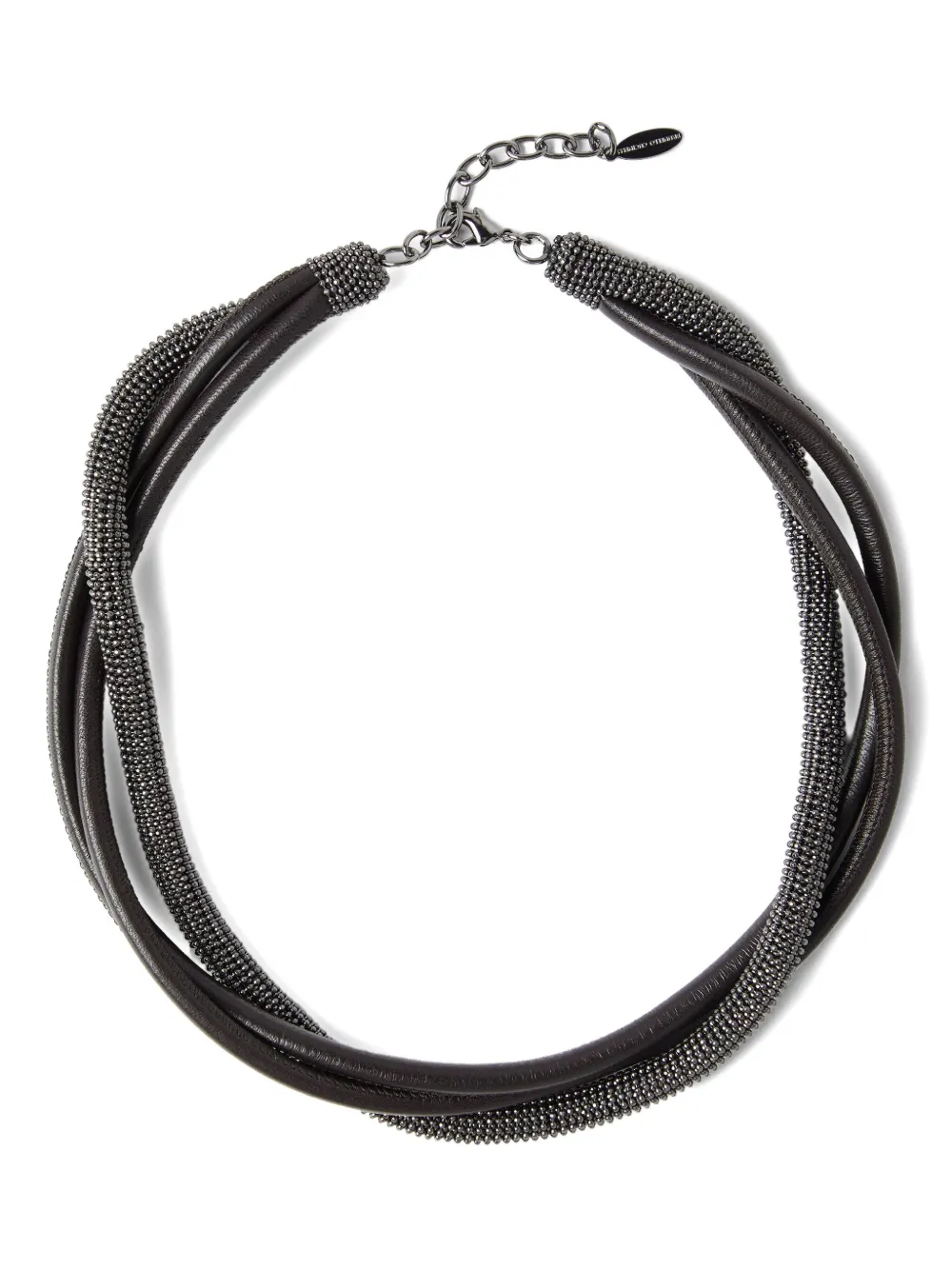 

Колье с декором Monili Brunello Cucinelli, черный