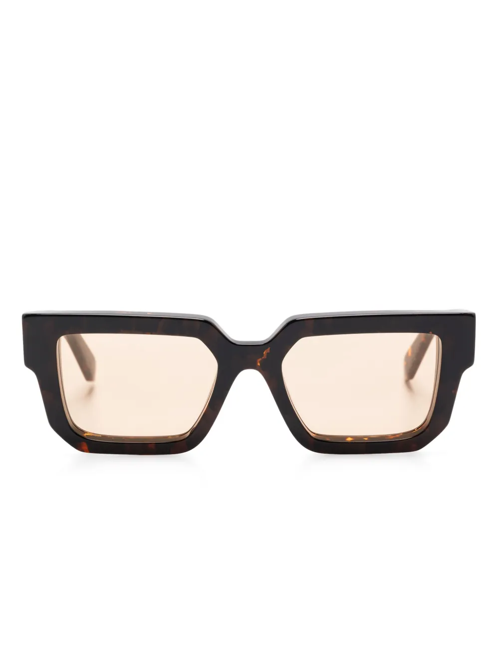 

Солнцезащитные очки в квадратной оправе Off-White Eyewear, коричневый