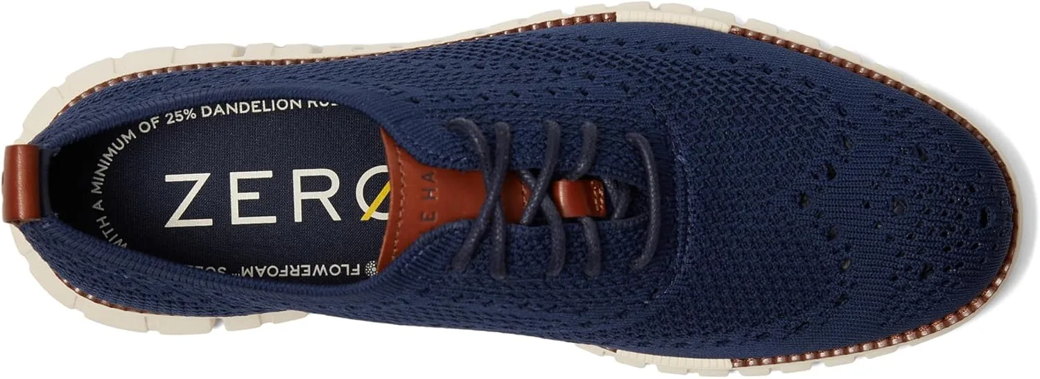 Мужские оксфорды Cole Haan Zerogrand Stitchlite, синий/темно-синий/слоновая кость — фото 3