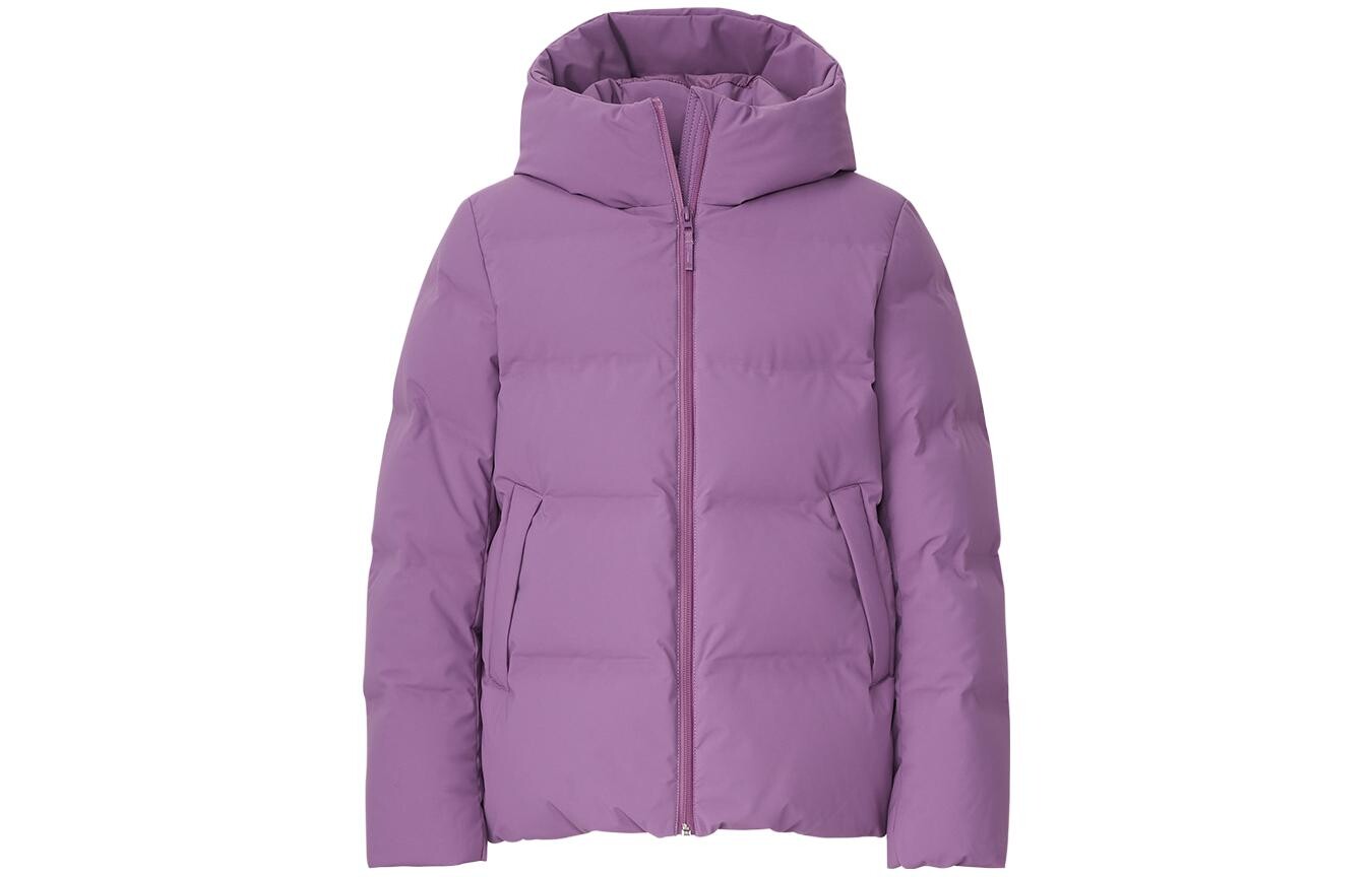 

ДУбль Пуховик женский лавандовый Uniqlo