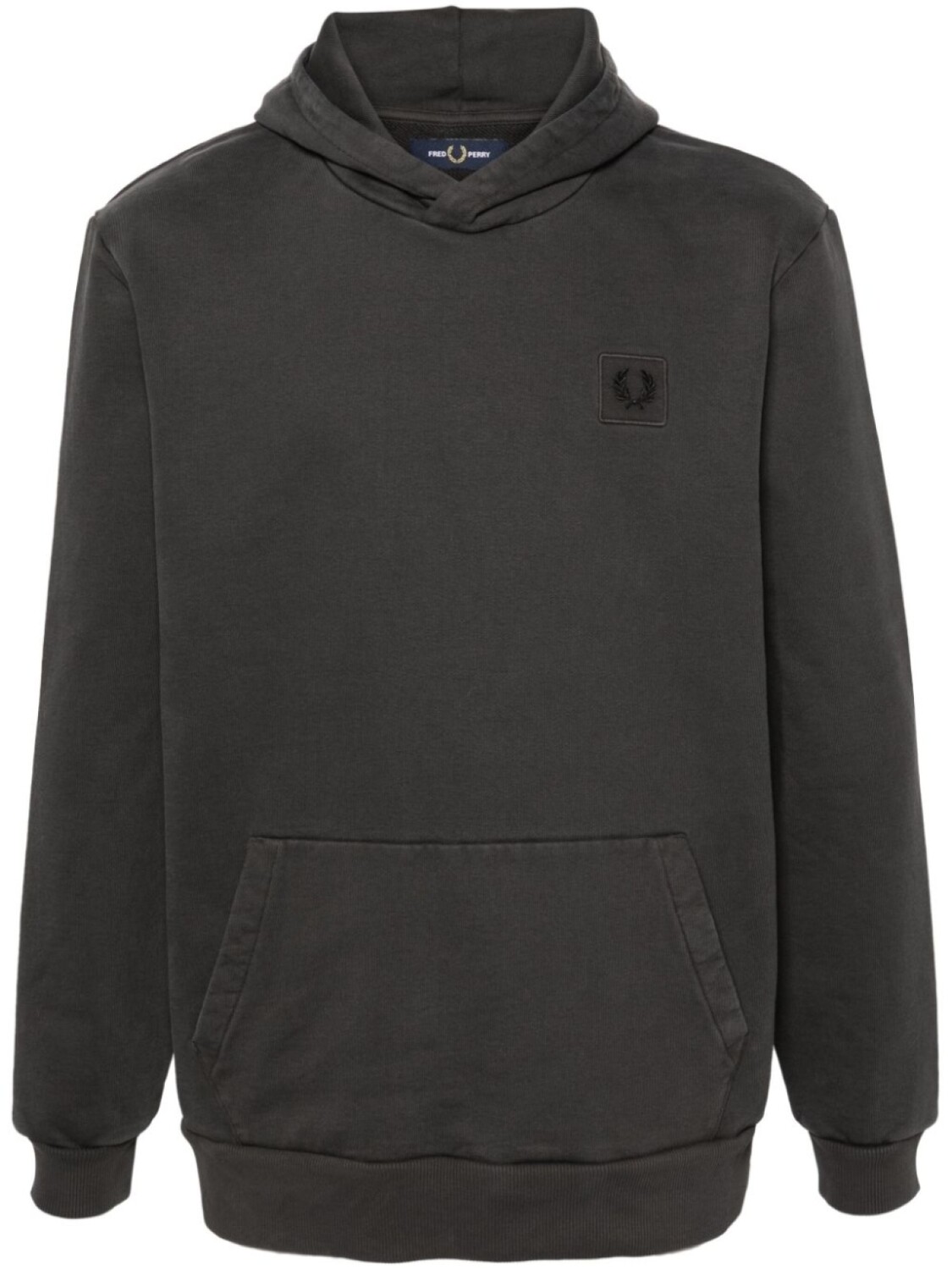 

Fred Perry худи с логотипом, серый