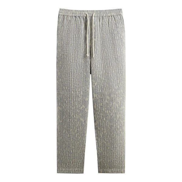 

Брюки ss24 slub boucle barrow pant 'ink' Kith, серый