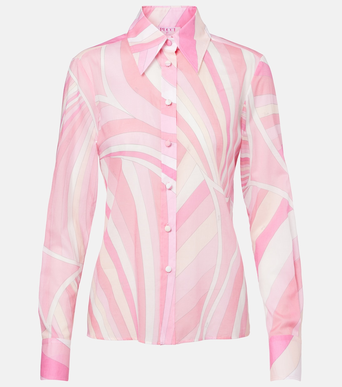 

Хлопковая рубашка Iride Pucci, Rosa