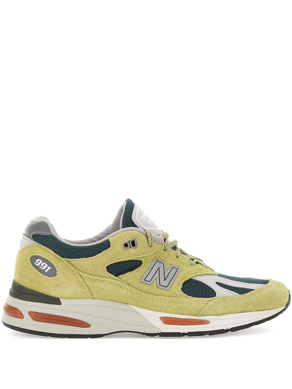 

Кроссовки Made in UK 991V2 NEW BALANCE, зеленый