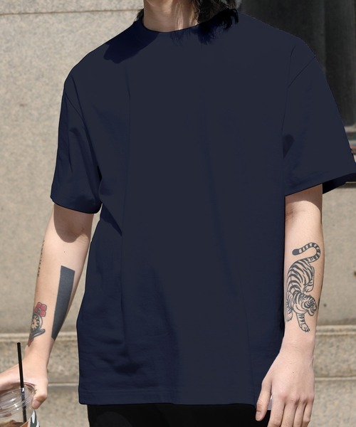 

Футболка мужская с круглым вырезом и коротким рукавом, 100% хлопок HANES Beefy-T, темно-синий