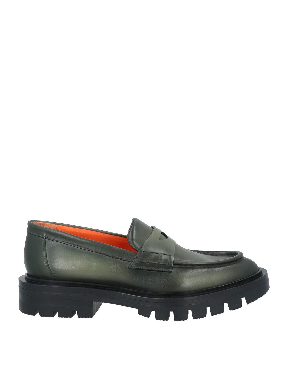 Лоферы Santoni, темно-зеленый