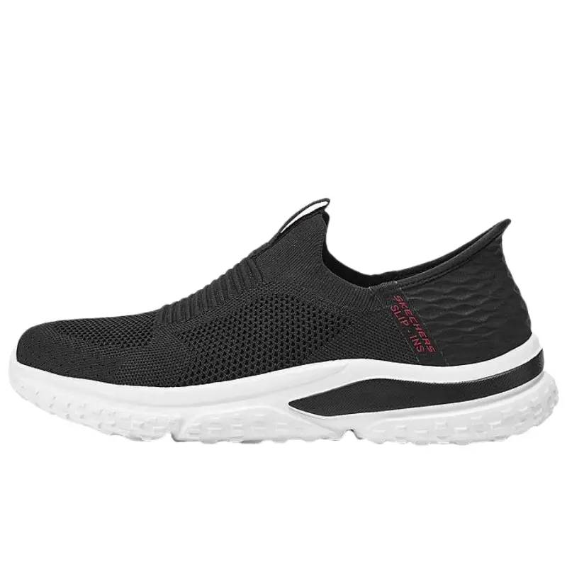

Слипоны Skechers Low Top мужские черно-красные