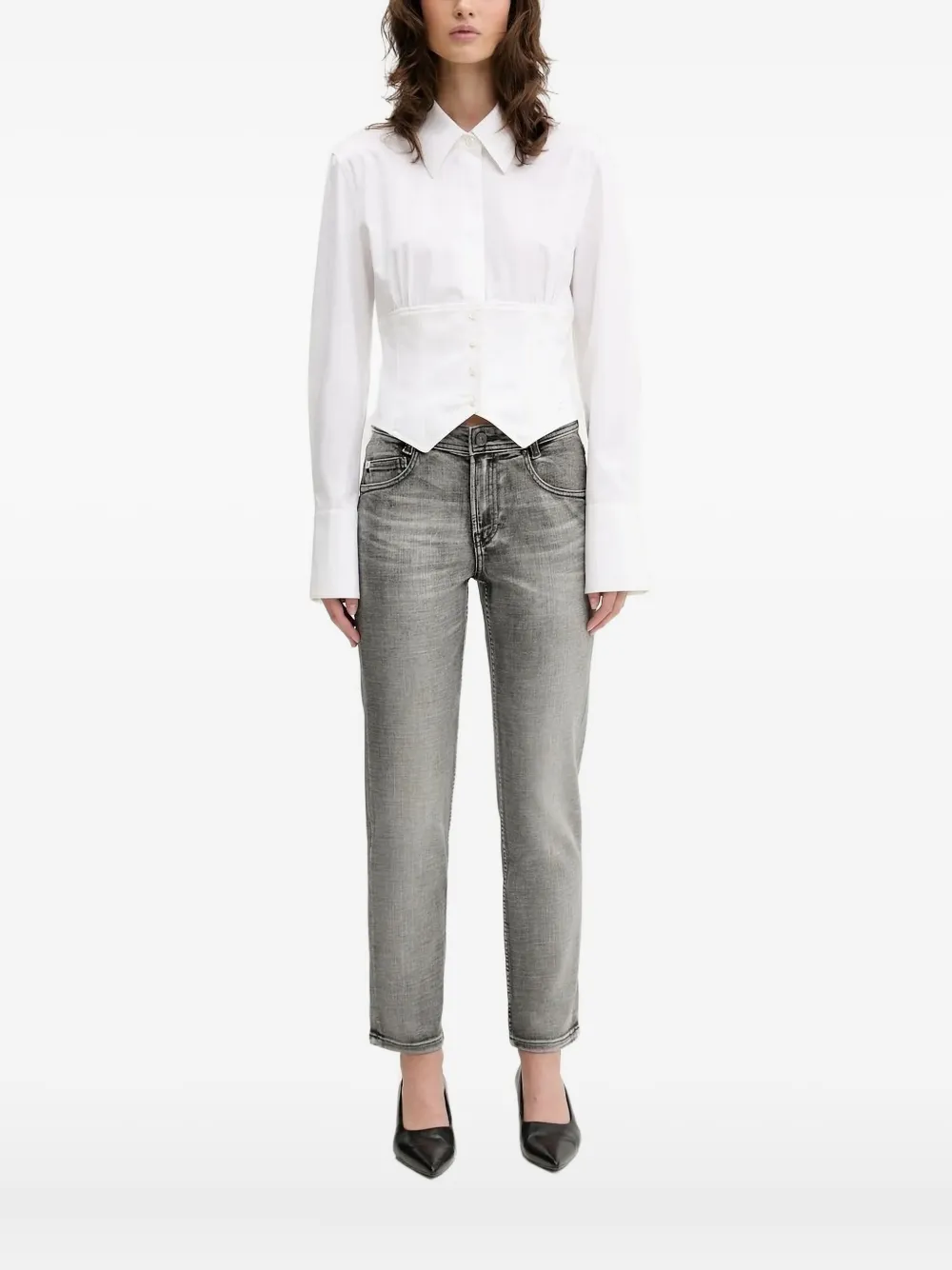 

Поплиновая рубашка Miss Sixty, белый