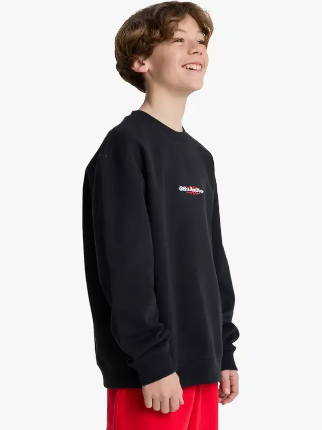Детская толстовка Mercury Trident, черная Quiksilver — фото 3